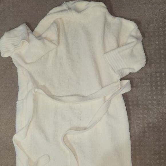 Colorado Comforts Luxury Knit Yellow Bathrobe S/M - Picture 4 of 5